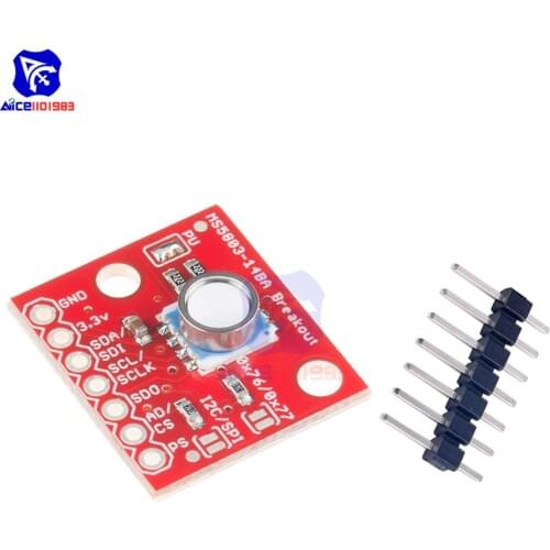 GY-MS5803-14BA MS5803 14BA Fluid Liquid Gas Pressure Height Sensor Breakout Module Waterproof Pressure Sensor for Arduino w/ Pin