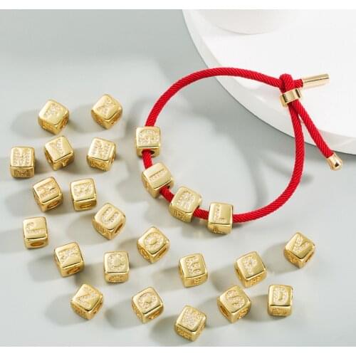 Personalized Red Rope Chain Bracelet for Women Custom Fashion 26 Letters Initial Alphabet Charms Bracelets Gifts