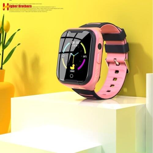 IP67 Waterproof Smart 4G Remote Monitor Camera GPS WIFI Kid Child Student Wristwatch SOS Video Call Tracker Location Phone Watch