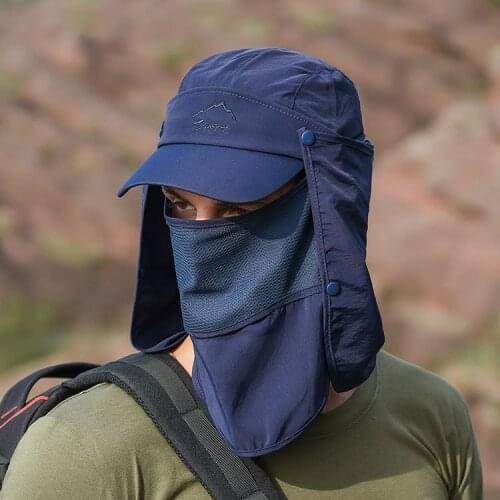 Outdoor Fishing Camping Protection Hat cap uv Men & Women Sunscreen Summer Quick-drying Hat Baseball Cap