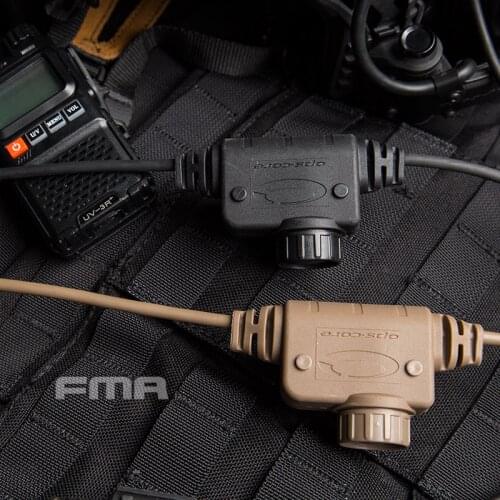 FMA FCS RAC Headset PTT Supports Multi Plug Jianwu k-Head Icon Head Tb1318