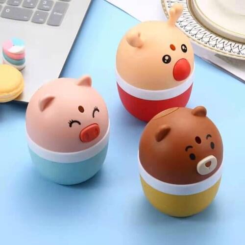 Cartoon Automatic Toothpick Box Creative Detachable Dustproof Storage Toothpick Jar Simple Home Decoration Pig Toothpick Holder