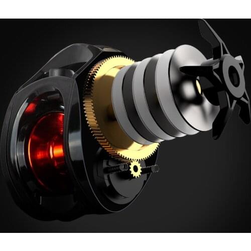 2021 New Baitcasting Reel 7.2:1 High Speed 8KG Max Drag Fishing Reel For Bass in ocean environment 48 Hours Reel Fishing