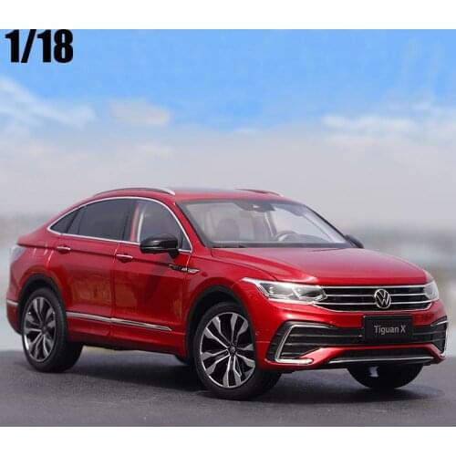 2021 New 1:18 SAIC Volkswagens Tiguan X Hatchback SUV Red Die-cast Alloy Car Model Boys Gifts Original Box