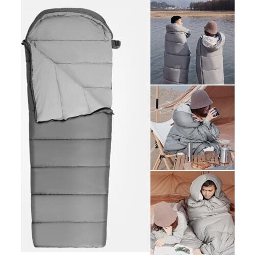 Portable Sleeping Bag Envelope Type Splicing Lightweight Waterproof Sleeping Bag for Spring Autumn Hiking Camping SAL99