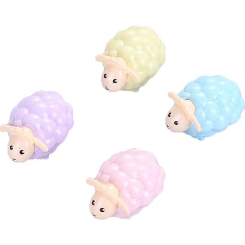 Cute Sheep Pencil Sharpener Safety Hand held Manual plastic Pencil Sharpener Student Double hole sharpener for office school