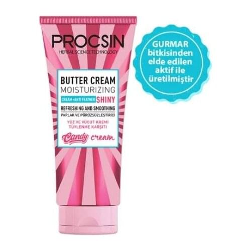 Procsin Butter Cream 175 ml. moisturizing and smoothing. reduces hair growth rate. great product. great size. hello summer. hea