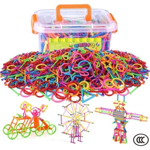 Magic Wands Colorful 4D Building Blocks Plastic Splice Assembled Blocks Funny Development Educational DIY Toys for kids gifts