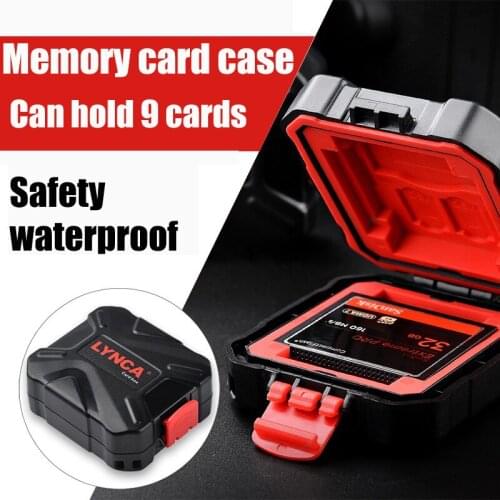 High Quality!Camera Memory Card Storage Water-Resistant Case for SD/Micro SD/TF/CF/XQD Cards Free shipping