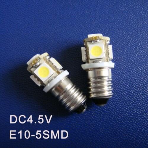 High quality DC4.5V E10 Led Light Bulbs,E10 Warning Signal,Pilot Lamps,Indicator Lights,Instrument Lamp free shipping 500pcs/lot
