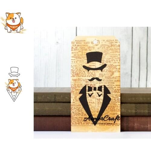 Funny Man Metal Cutting Dies Scrapbooking Stencil DIY Decorative Embossing Craft Die Cuts Card Making New Dies For 2019