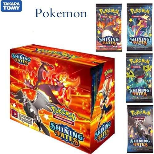 2021 Hot sale 360Pcs Pokemon Cards Shining Fates Booster Box Trading Card Game Collection Toys