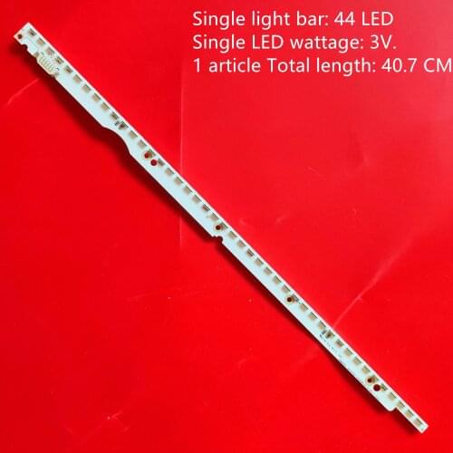 3V 32 inch LED Backlight Strip for Samsung TV 2012SVS32 7032NNB 2D V1GE-320SM0-R1 32NNB-7032LED-MCPCB UA32ES5500 44LEDs 407mm