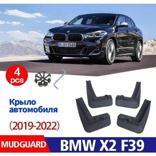 Car Mud flaps Fornt Rear Mudguards Splash guards car fender car accessories aotu styline fit for BMW X2 F39 2018 2019 2020