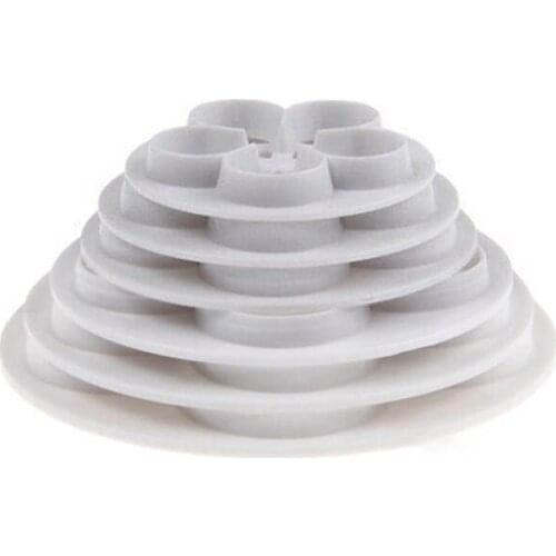 6Pcs Baking Accessories Plastic Kitchen Gadgets Sugar Craft Fondant Cake Mold Cake Decorating Tools Rose Flower