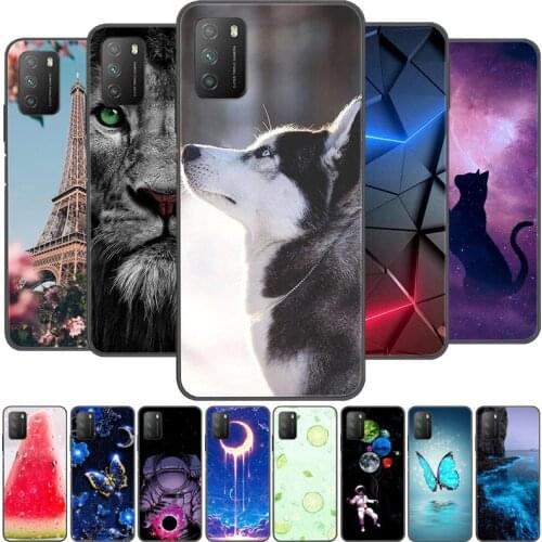 For Xiaomi Poco M3 Case Silicone Soft Back Cover For Xiomi Poco M3 M 3 TPU Protective Case for Xiaomi Pocophone Poco M3 Funda