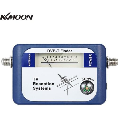 KKMOON DVB-T Digital TV Antenna Finder Aerial Terrestrial Signal Meter Pointer TV Satellite Receiver