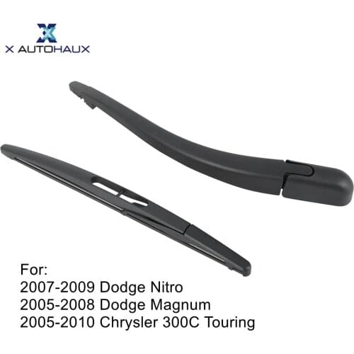 X Autohaux Rear Windshield Wiper Blade Arm Set for 2007-2009 Dodge Nitro - 270mm 11inch
