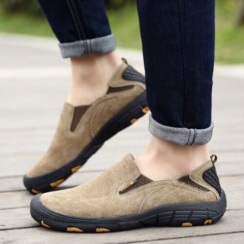 Fashion New Men Casual Shoes Breathable Air Mesh Outdoor Non-Slip Male Flats Lightweight Comfortable Big Size 48 Sneakers