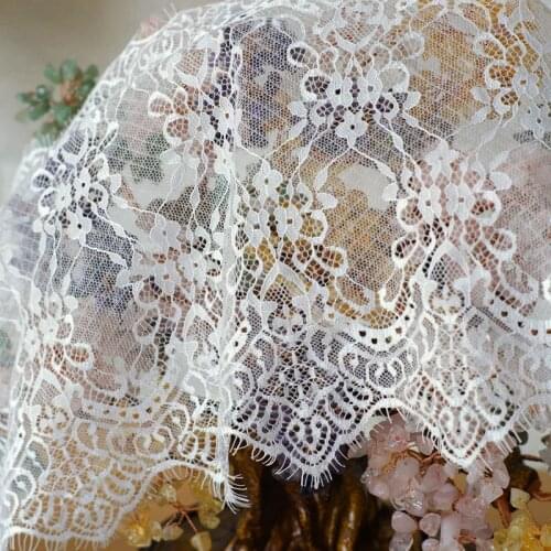 25cm wide eyelash lace garment embroidery fabric DIY handmade Accessories