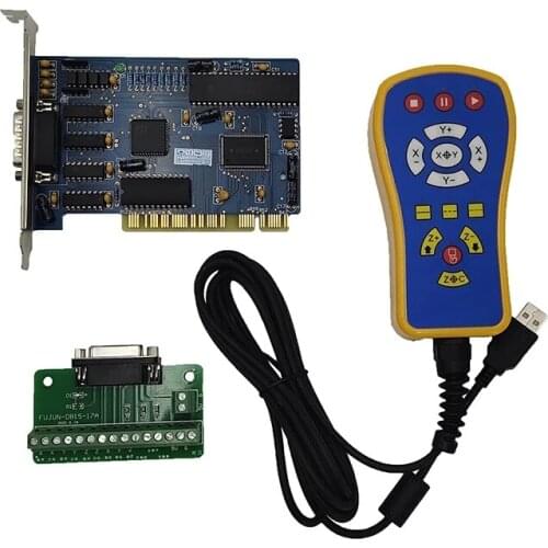 3 Axis NC Studio PCI Motion Ncstudio Control Card+USB Handwheel kit for CNC Router Engraving Milling Machine