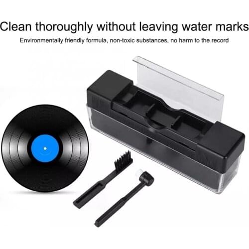 2 in 1 Vinyl Record Cleaning Brush Set Stylus Velvet Anti-static Cleaner Kit Instrument clean Vinyl Record Cleaning Brush Set