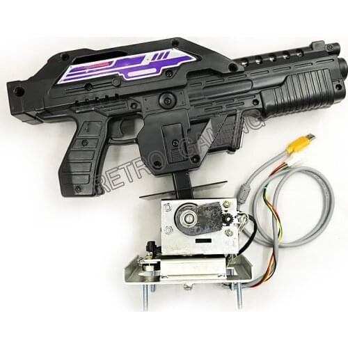 Gun for aliens extermination shottting machine shooting game gun for pc motherboard converting aliens video arcade game machine
