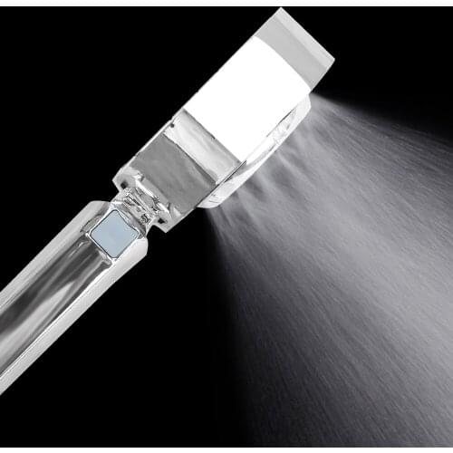 Home Improvement Handheld High Pressure Bathroom Accessories Round Booster Bath Shower Double-sided Shower Head Water Saving