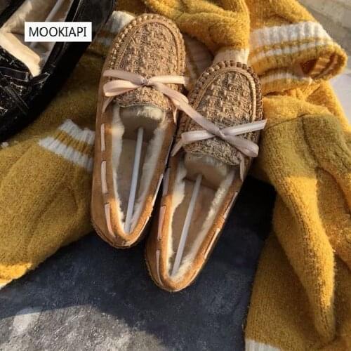 Chinese brand high quality womens shoes, 100% leather, pure wool, classic womens Lefu shoes, free delivery