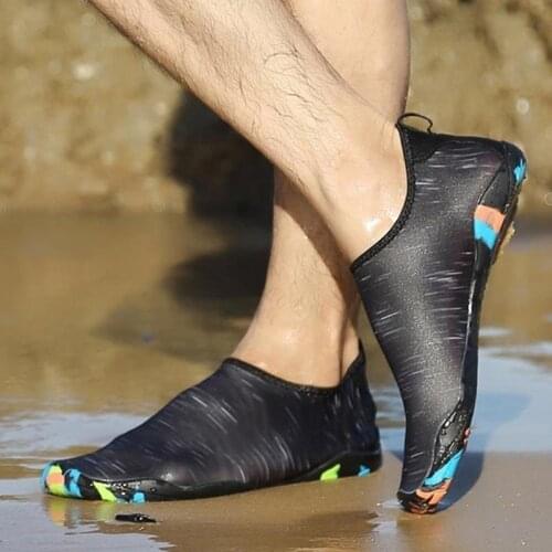 Men Women Wading Shoes Casual Couple Outing Wading Shoes Fashion Beach Swimming Shoes Outdoor Quick Dry Upstream Diving Shoes