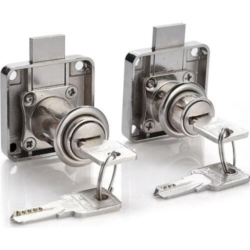 Drawer Lock Wardrobe Cabinet Cam Locks With 2 Keys Same Key Furniture Door Hardware For Office Desk Letter Box Mailbox