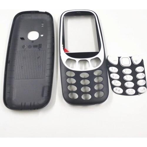 10Pcs/Lot Full Housing For Nokia 3310 Face Frame Battery Cover Case With English Keyboard