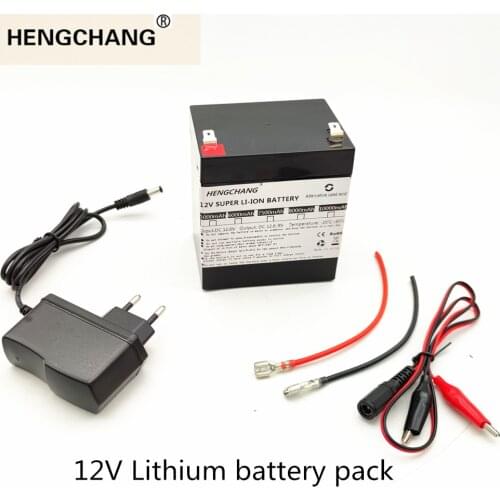 12V 4Ah 5Ah 6Ah 7500mah 8AH 10Ah Lithium Rechargeable Battery Pack for Children Car Toy Sprayer Scale Access Airplan Lighting