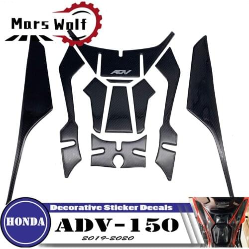 3D Gel Fuel Tank Pad Sticker Engine Protection Decorative Sticker Decals Kit For HONDA ADV 150 adv150 ADV-150 2019 2020 2021