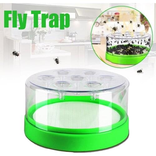 Automatic Fly Trap Box pest Control Device Mosquito Repeller Flytrap Catcher Hotel Home Garden Automatic Caught Repeller Tool