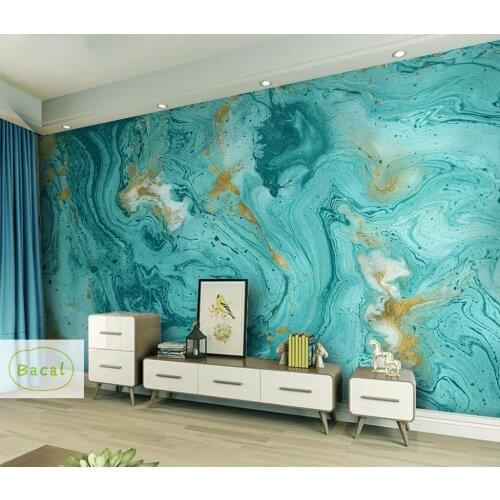 Bacal Brick Marble texture Pattern Wallpaper 3d Murals for Living Room Wall Papers Home Decor Green Mural Rolls Wallpapers 5d