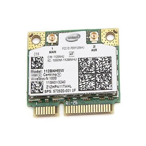Wireless Adapter Card for Intel Centrino Half Mini PCIe Wireless-N Wifi 1000 link 112BNHMW for IBM Lenovo 60Y3202 thinkpad