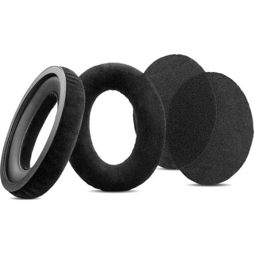 Black Velour Replacement Earpads Pillow Ear Pads Foam Cushions Cover Cups for Sennheiser Game ONE Gaming Headphones Repair Parts