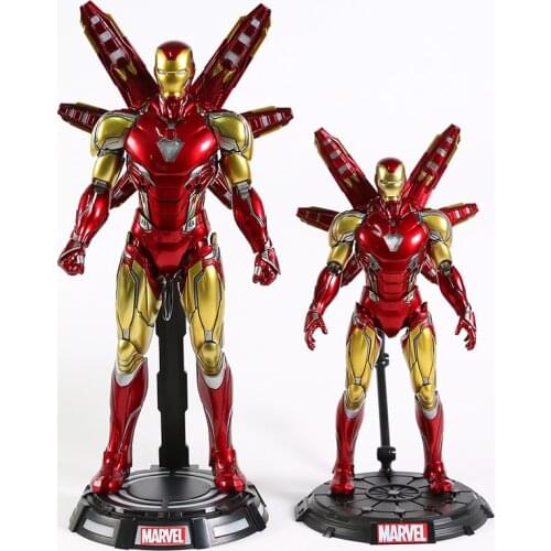 Original Marvel Iron Man MK85 Light Up Action Figure PVC Collection Model Toys Brinquedos 22cm/33cm