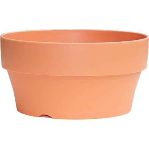 M68E Imitation Terracotta Pot for Plants Succulent Planter with Drainage Hole Cactus Plant Containers Garden Bonsai Pot