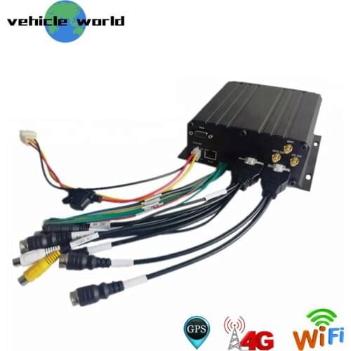 H.264 2.0MP AHD 1080P HDD SD Card 6Ch School Bus Vehicle Car Taxi Trailer Truck Mobile DVR built in GPS WiFi 4G