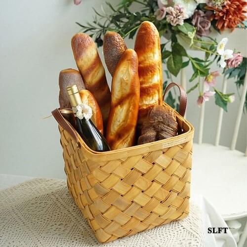 Artificial simulation fake food display props Danish pastry Parisien Ficelle batard french Baguette Croissant twist bread model
