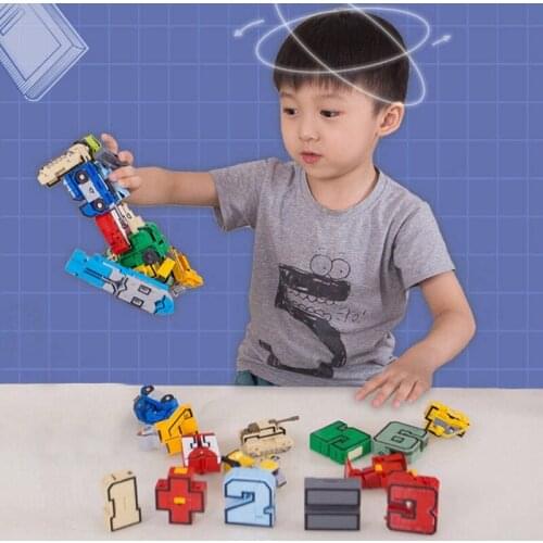 Digital Transformation Building Block Toy, King Transformers Nut Disassembly Building Block Toy for Kids