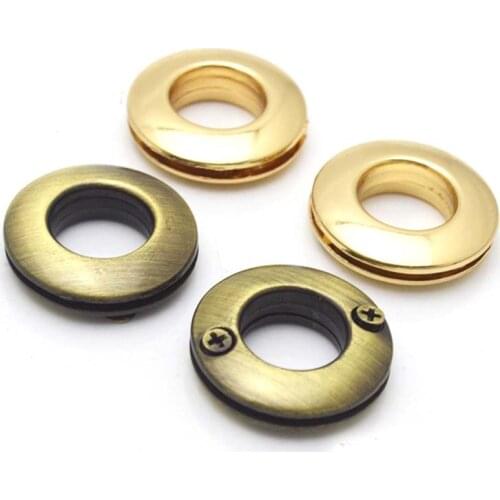 Metal screw back Eyelets with washer grommets Leather Craft accessory for bag garment shoe clothes jeans decoration