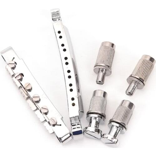 12 String Tune-O-Matic Tailpiece & Bridge Kit Set For Electric Guitar Silver