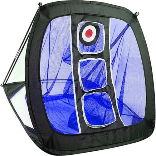 New 82 * 72 * 56cm Nylon Golf Practice Net Golf Indoor Outdoor Chipping Pitching Cages Portable Golf Practice Training Aids Mats