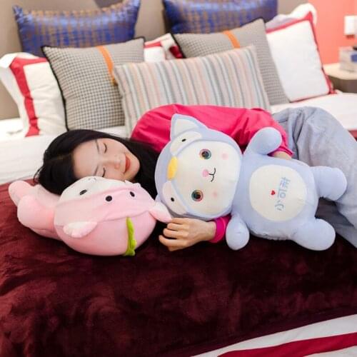 Transformation Cat Hand Warmer Pillow Cute Doll Plush Toys Wholesale Wedding Doll Birthday Doll Activity Gift