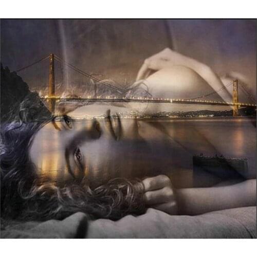 Full 5D DIY Diamond Painting beauty bridge Full Square Drill Diamond Embroidery landscape Handicraft Home Decor gift Kits P1225