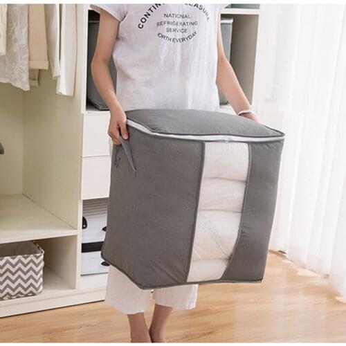 Dustproof clothing storage bag bamboo charcoal non - woven fabric storage bag