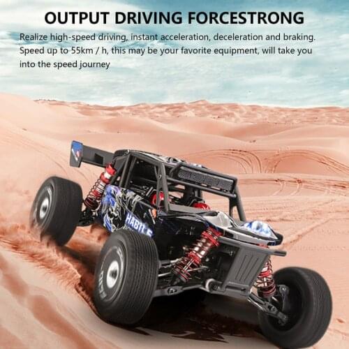 RC Car 124018 1/12 2.4G Racing Remote Control Car Competition 60km/h Metal Chassis 4WD Electric WLtoys 1:14 RC Formula Car Toys